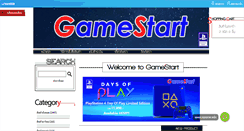 Desktop Screenshot of gamestartshop.com