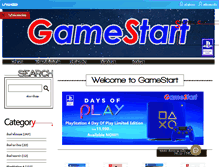 Tablet Screenshot of gamestartshop.com